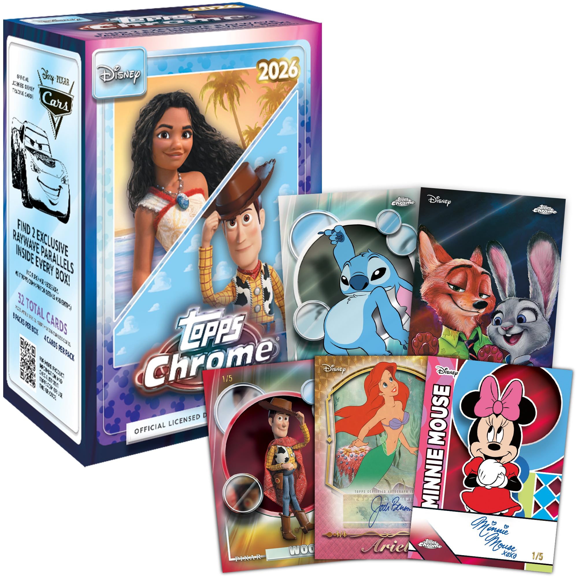 2026 Topps Chrome Disney - Factory Sealed - Value Box : Amazon.sg